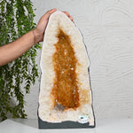 Load image into Gallery viewer, Collector’s Citrine Geode 17.25kg – Rare Healing Crystal for Grand Spaces