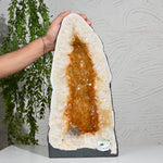 Load image into Gallery viewer, Collector’s Citrine Geode 17.25kg – Rare Healing Crystal for Grand Spaces