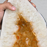 Load image into Gallery viewer, Collector’s Citrine Geode 17.25kg – Rare Healing Crystal for Grand Spaces