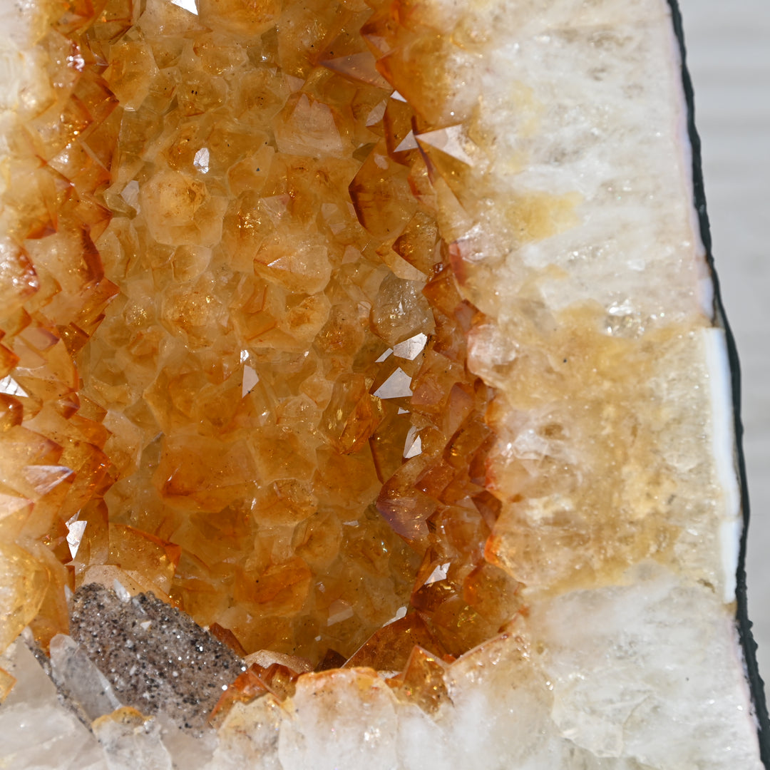 Collector’s Citrine Geode 17.25kg – Rare Healing Crystal for Grand Spaces