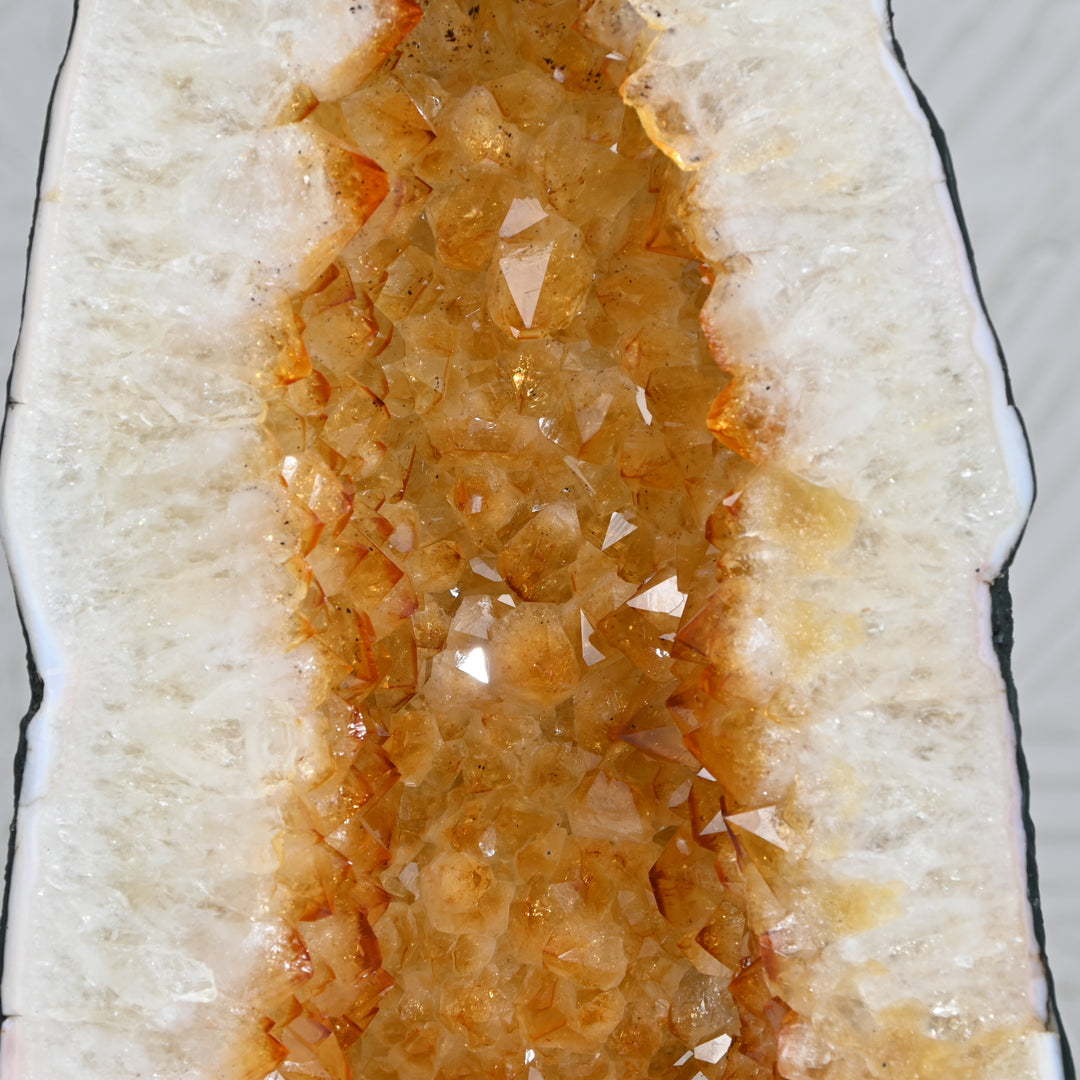 Collector’s Citrine Geode 17.25kg – Rare Healing Crystal for Grand Spaces