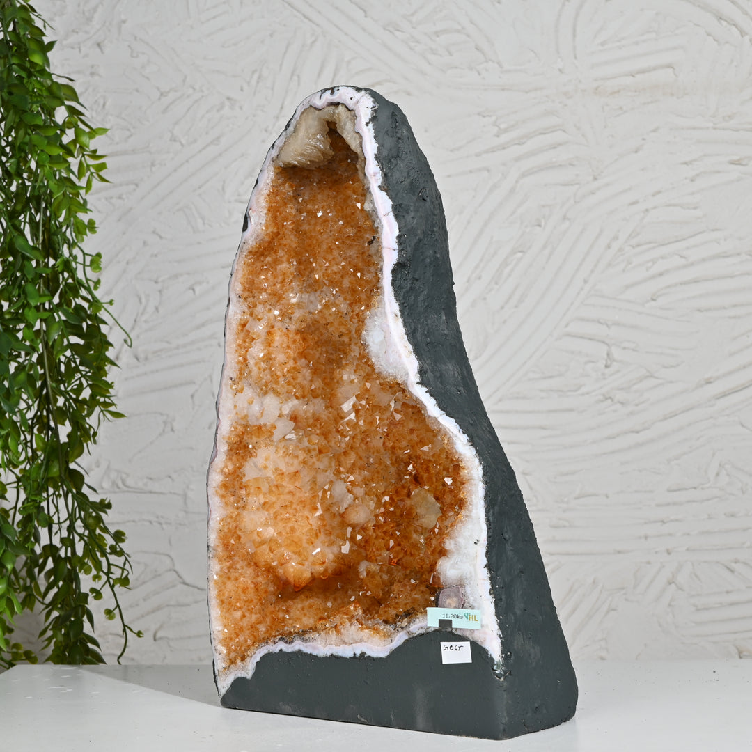 Premium Citrine Crystal 11.20kg – Large Energy Stone for Luxury Decor