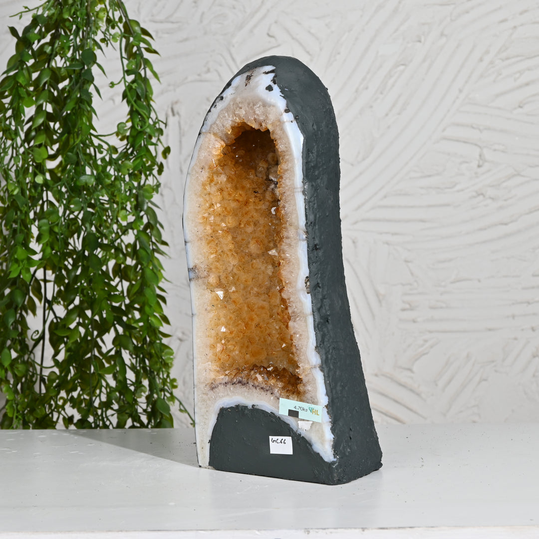Citrine Geode 4.70kg – Raw Crystal Cluster for Healing & Positivity