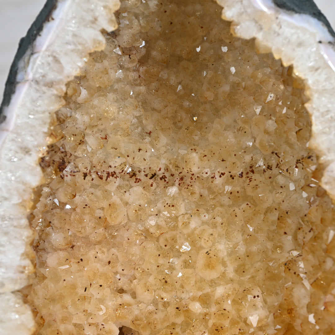 Natural Citrine Geode 13.40kg – Statement Crystal for Energy & Interior Decor
