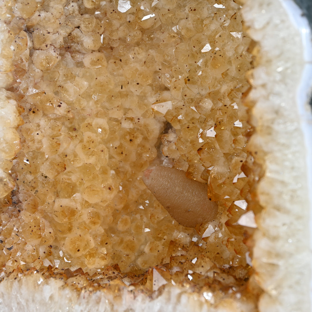 Natural Citrine Geode 13.40kg – Statement Crystal for Energy & Interior Decor