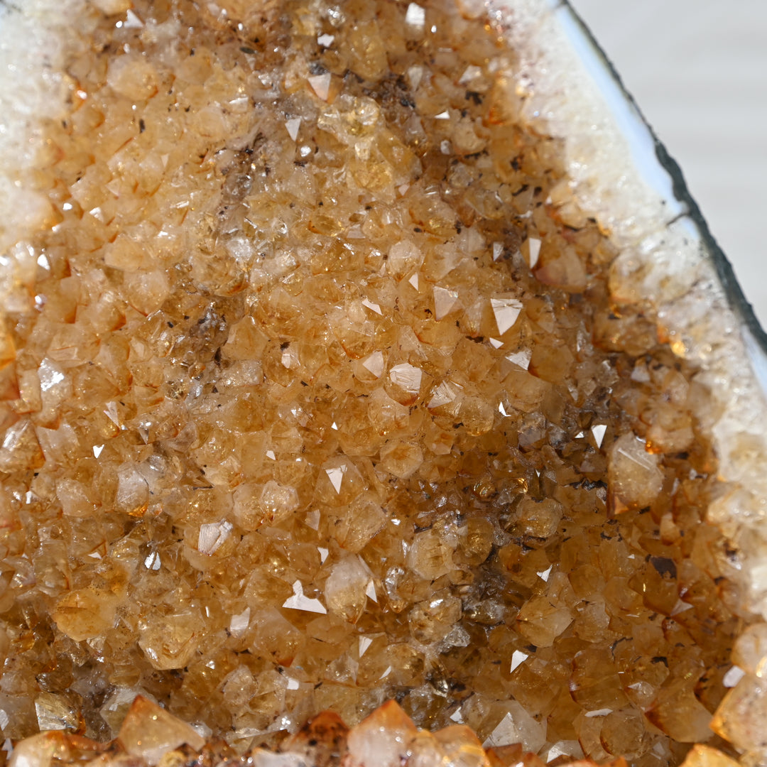 Premium Citrine Cluster 7.35kg – Healing Crystal Stone for Home Positivity