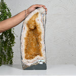 Load image into Gallery viewer, Giant Citrine Geode 13.05kg – Natural Crystal for Wealth Energy &amp; Luxury Decor