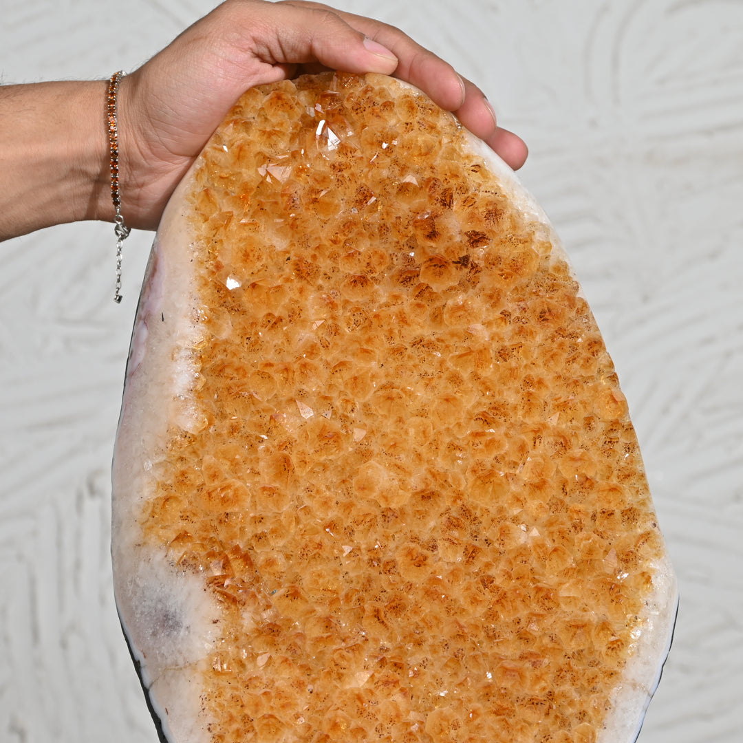 Extra Large Citrine 8.86kg – Statement Healing Crystal for Luxury Decor