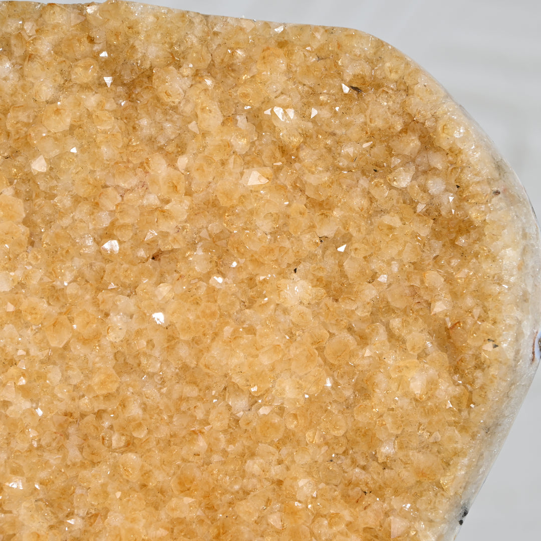 Natural Citrine Geode 4.40kg – Energy Crystal for Prosperity & Positivity