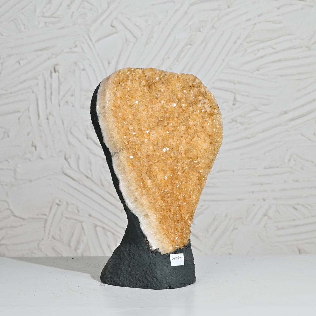 Natural Citrine Geode 4.40kg – Energy Crystal for Prosperity & Positivity