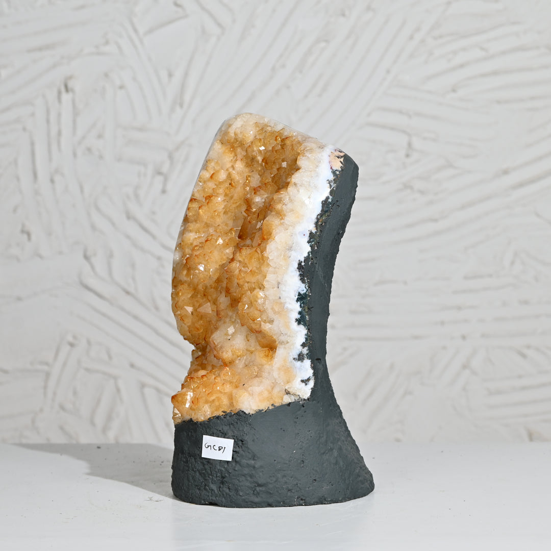 Citrine Crystal Cluster 4.15kg – Large Healing Stone for Home Decor