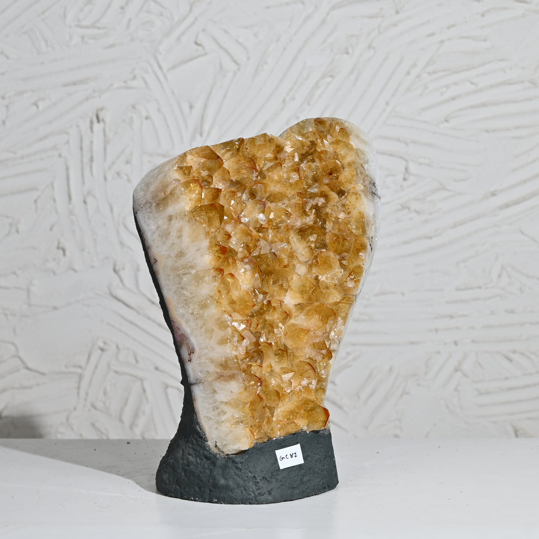 Massive Citrine Geode 6.70kg – Natural Statement Crystal for Wealth Energy
