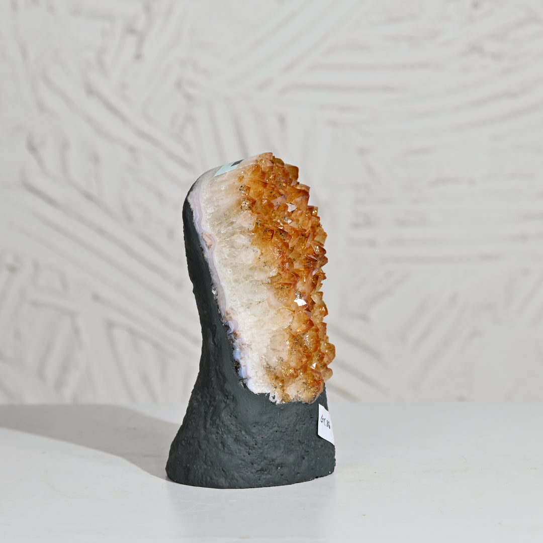 Citrine Geode 1.15kg – Natural Healing Crystal for Success & Positivity