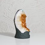 Load image into Gallery viewer, Large Citrine Geode 1.90kg – Raw Crystal for Wealth Attraction &amp; Decor