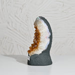 Load image into Gallery viewer, Large Citrine Geode 1.90kg – Raw Crystal for Wealth Attraction &amp; Decor