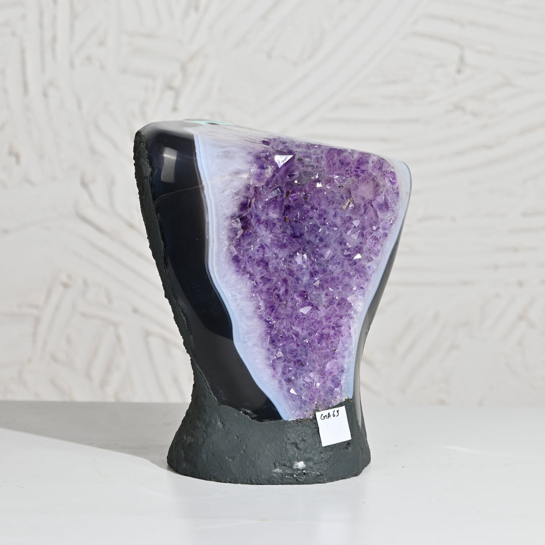 Natural Amethyst Geode 3.85kg - Raw Crystal for Healing