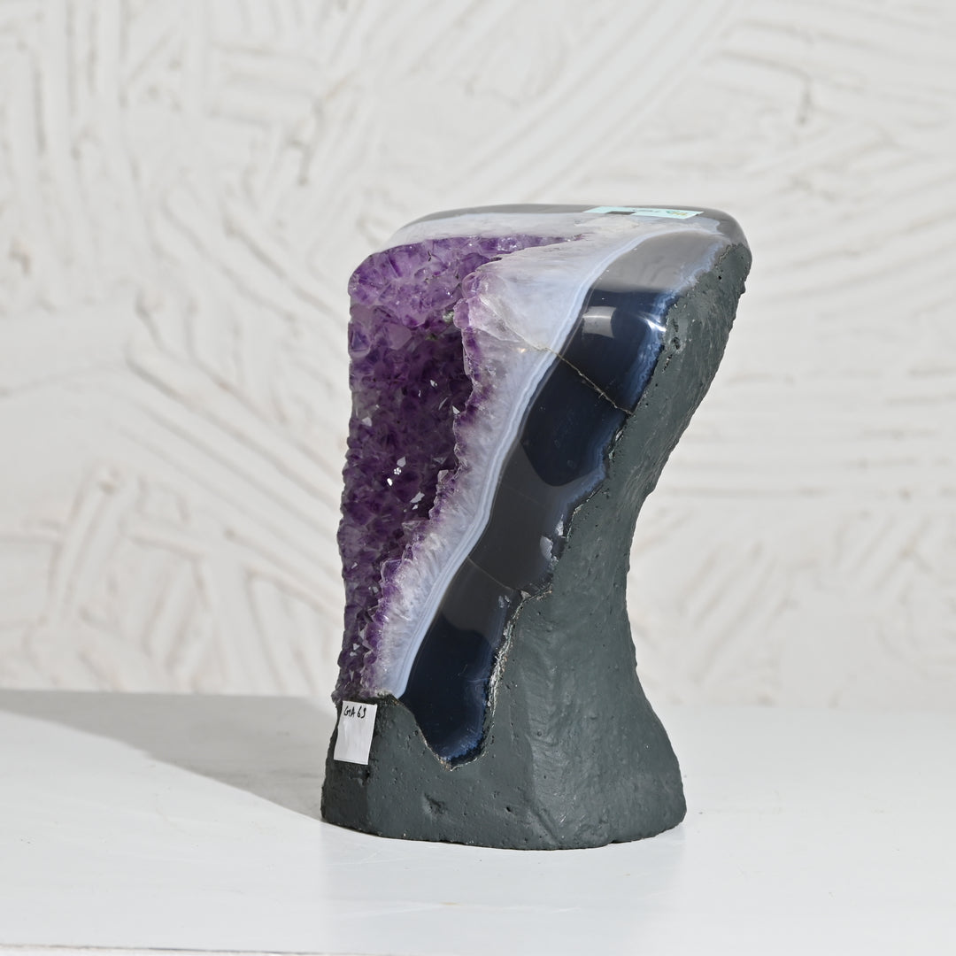 Natural Amethyst Geode 3.85kg - Raw Crystal for Healing