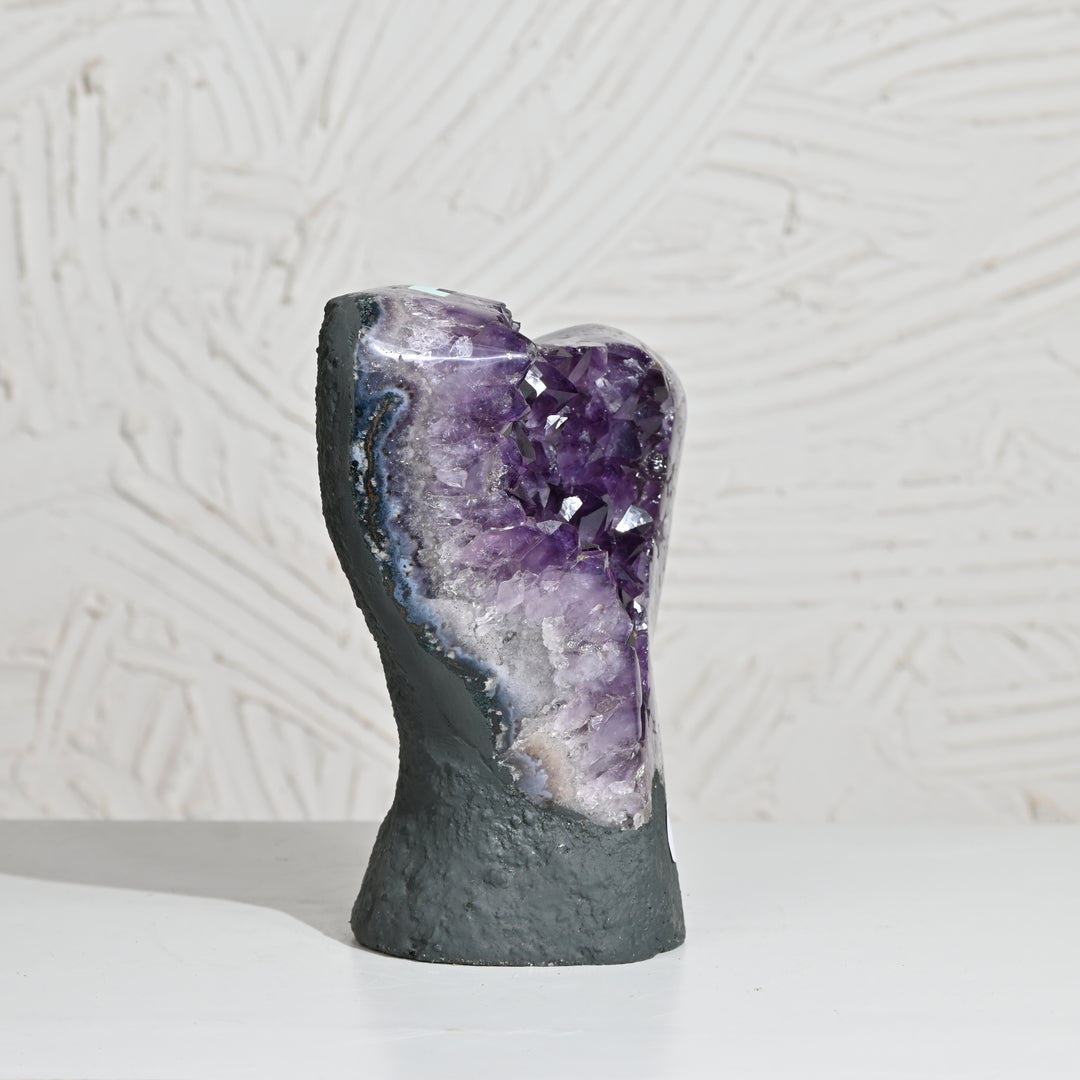 Natural Amethyst Geode 4.05kg - Raw Crystal for Healing
