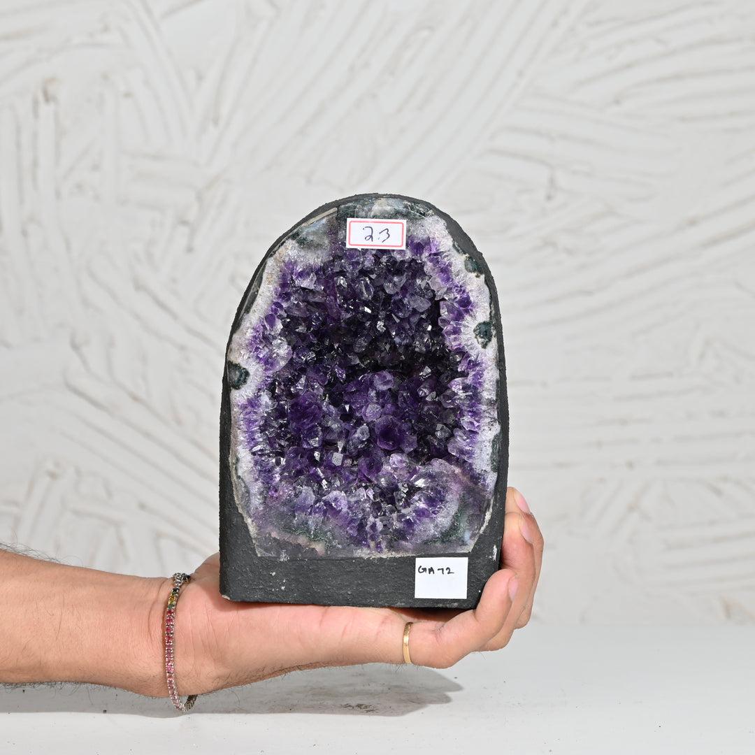 Natural Amethyst Geode 2.3kg - Raw Crystal for Healing