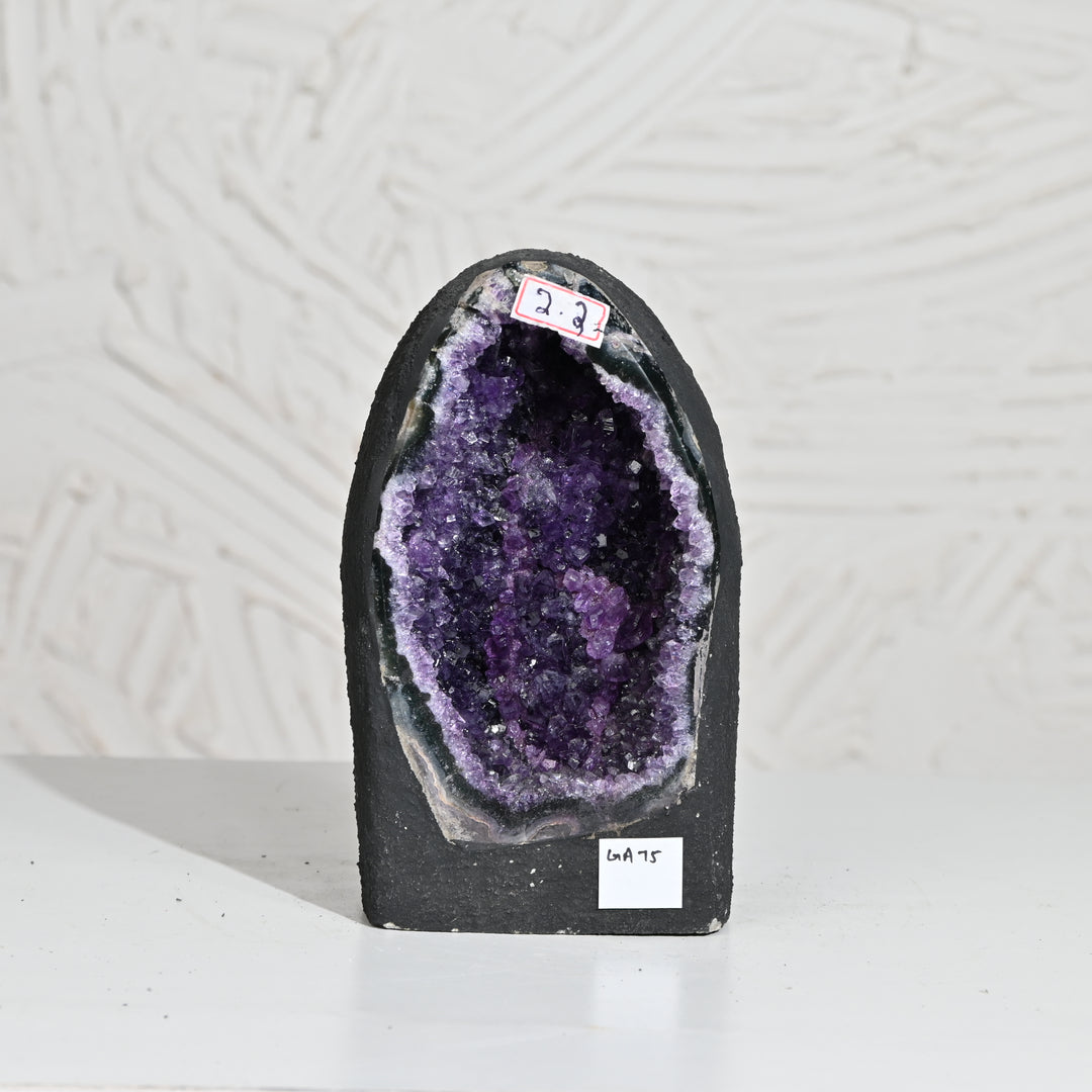 Natural Amethyst Geode 2.2kg - Raw Crystal for Healing