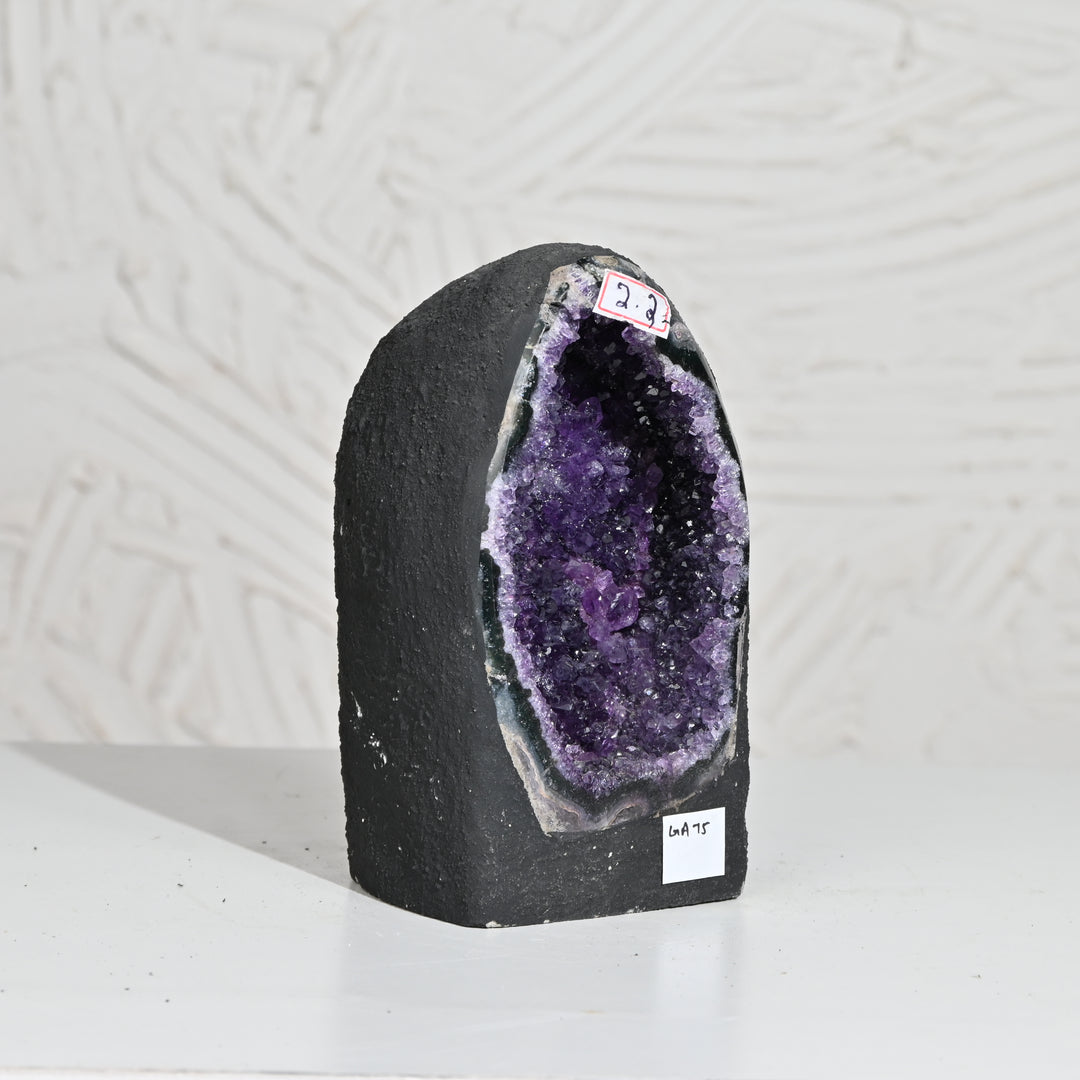 Natural Amethyst Geode 2.2kg - Raw Crystal for Healing