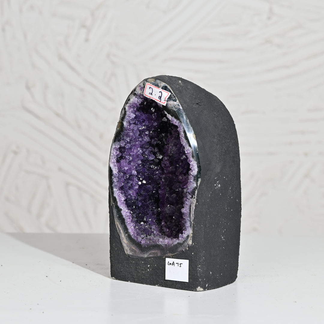 Natural Amethyst Geode 2.2kg - Raw Crystal for Healing