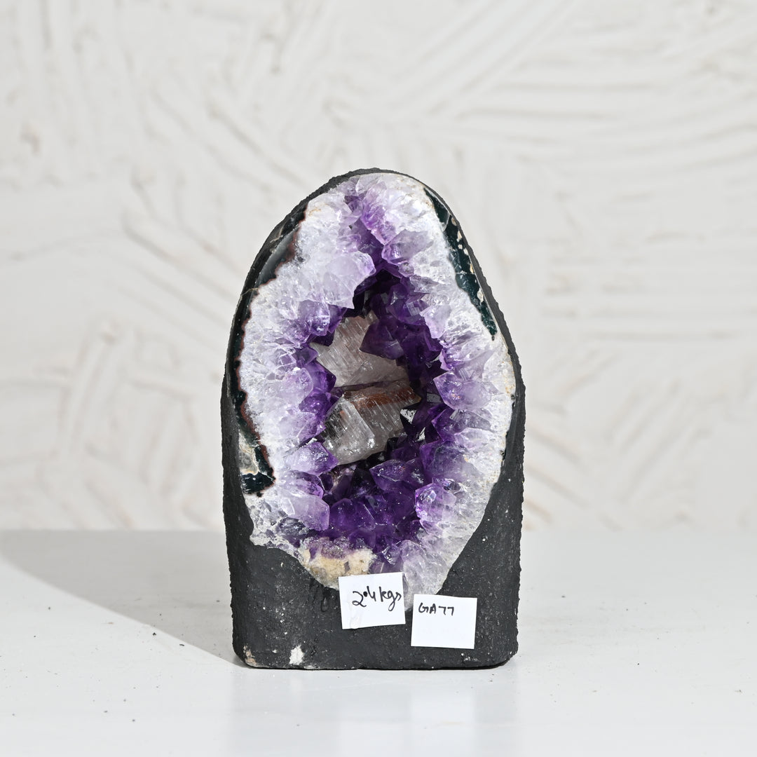Natural Amethyst Geode 2.4kg - Raw Crystal for Healing