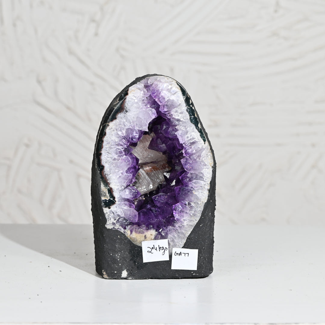 Natural Amethyst Geode 2.4kg - Raw Crystal for Healing