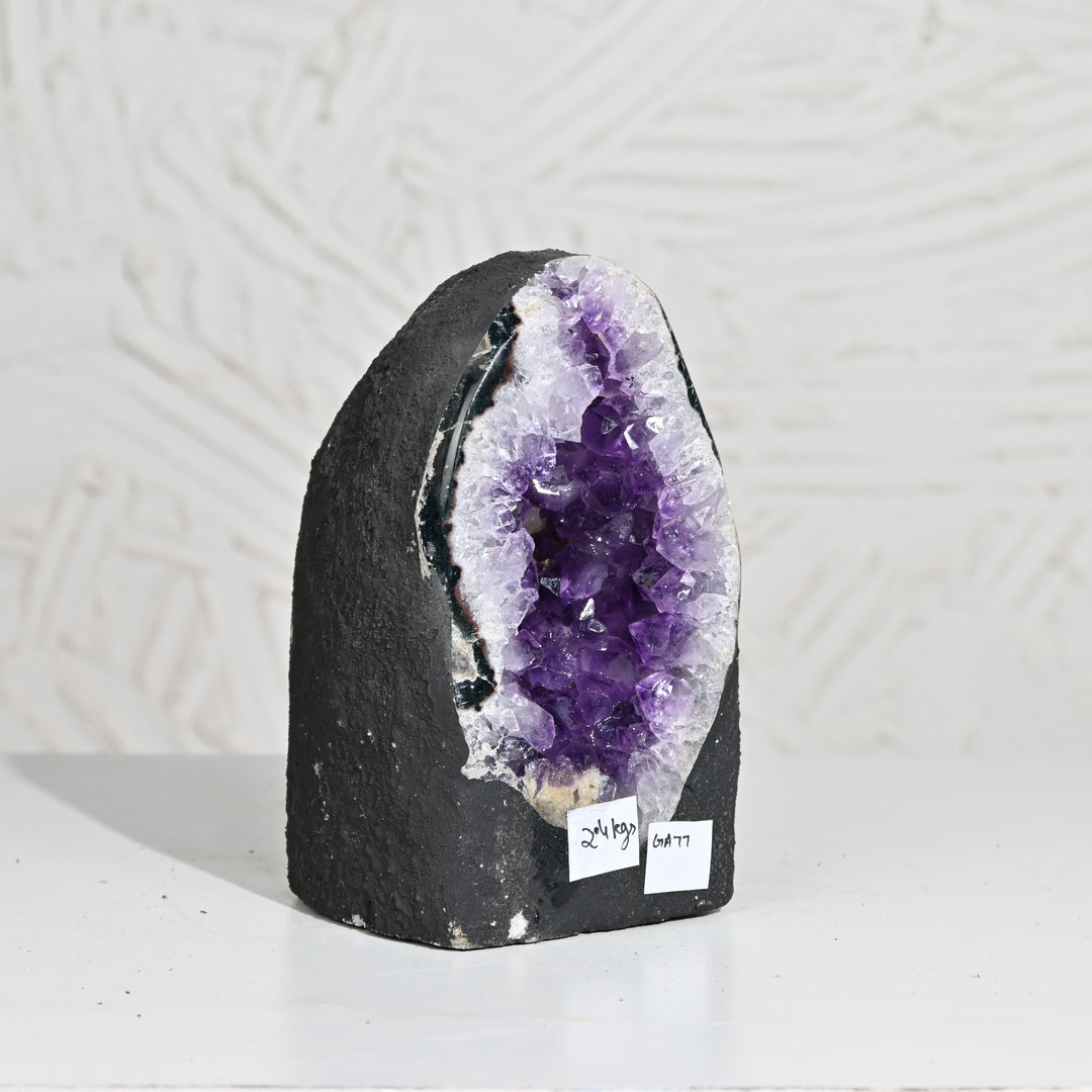 Natural Amethyst Geode 2.4kg - Raw Crystal for Healing
