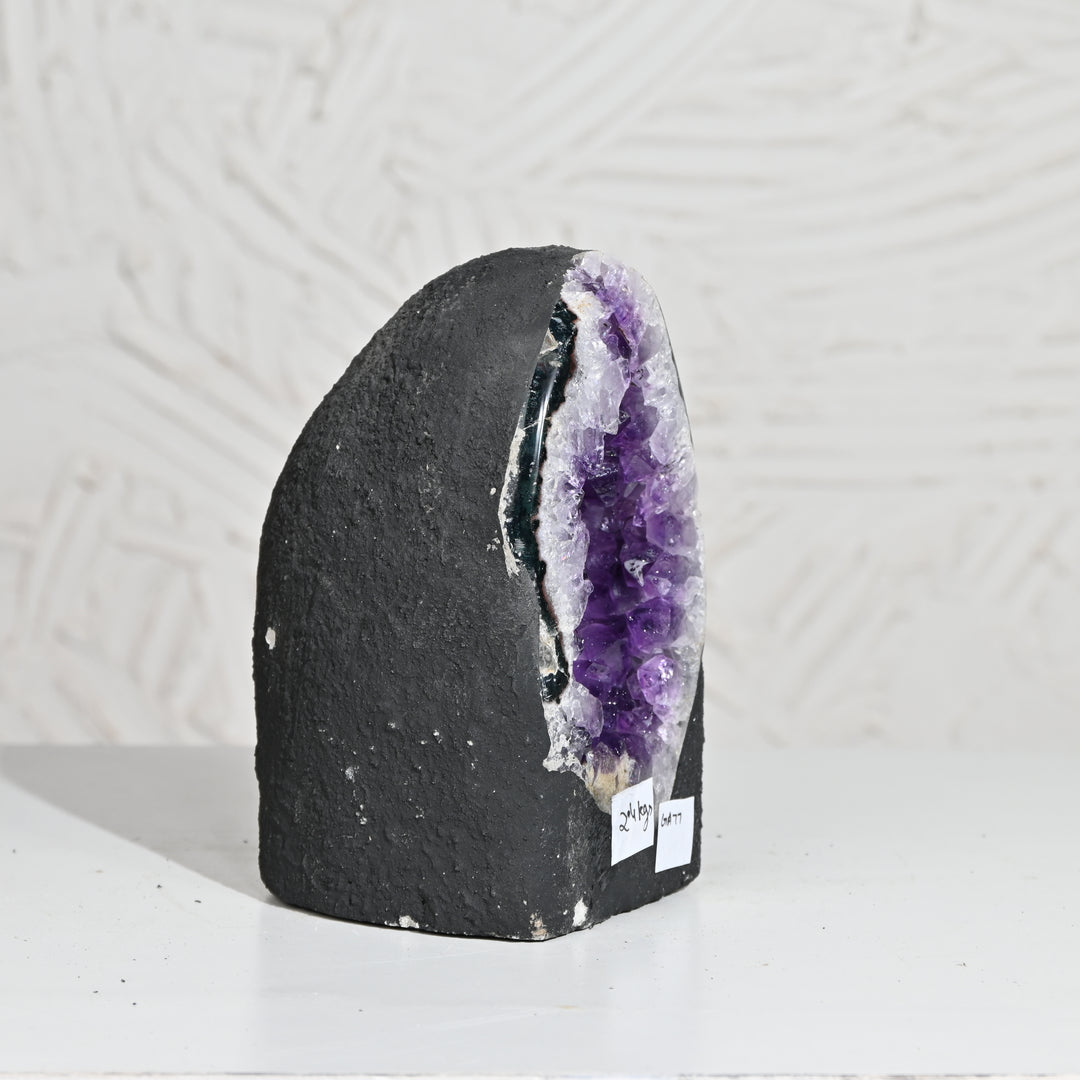 Natural Amethyst Geode 2.4kg - Raw Crystal for Healing