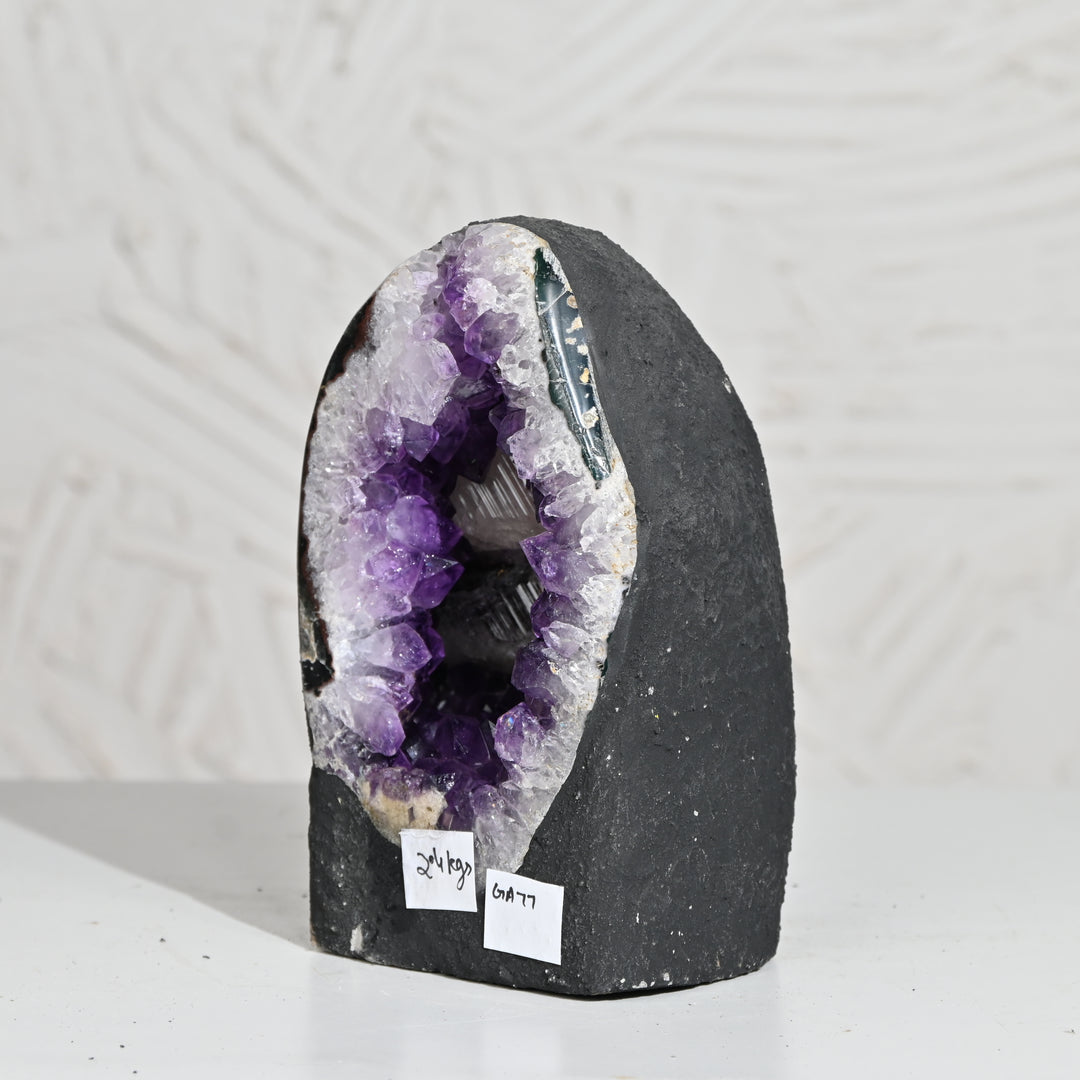 Natural Amethyst Geode 2.4kg - Raw Crystal for Healing