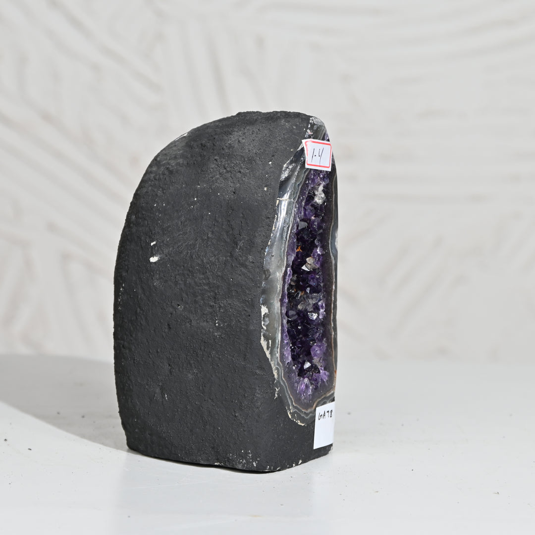 Natural Amethyst Geode 1.4kg - Raw Crystal for Healing