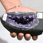 Load image into Gallery viewer, Natural Amethyst Geode 1.4kg - Raw Crystal for Healing