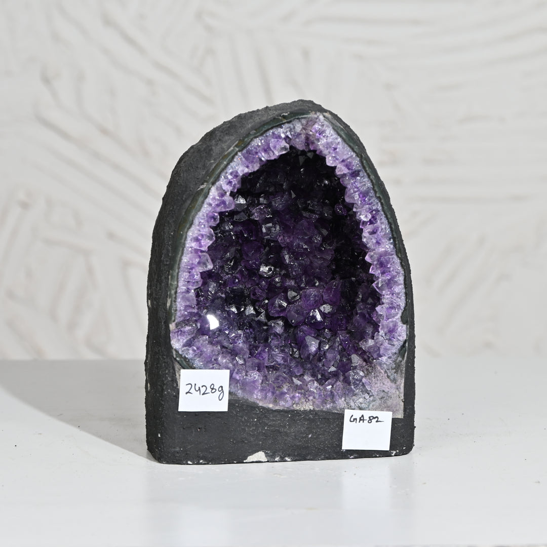 Natural Amethyst Geode 2.4kg - Raw Crystal for Healing