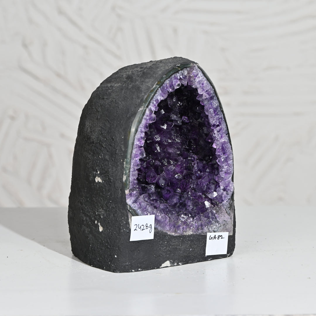 Natural Amethyst Geode 2.4kg - Raw Crystal for Healing