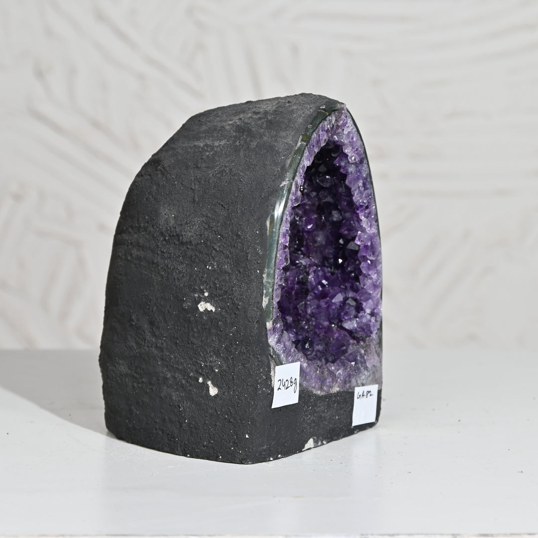 Natural Amethyst Geode 2.4kg - Raw Crystal for Healing