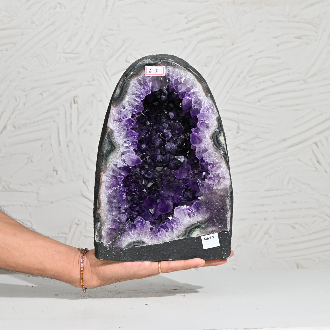 Natural Amethyst Geode 6.3kg - Raw Crystal for Healing