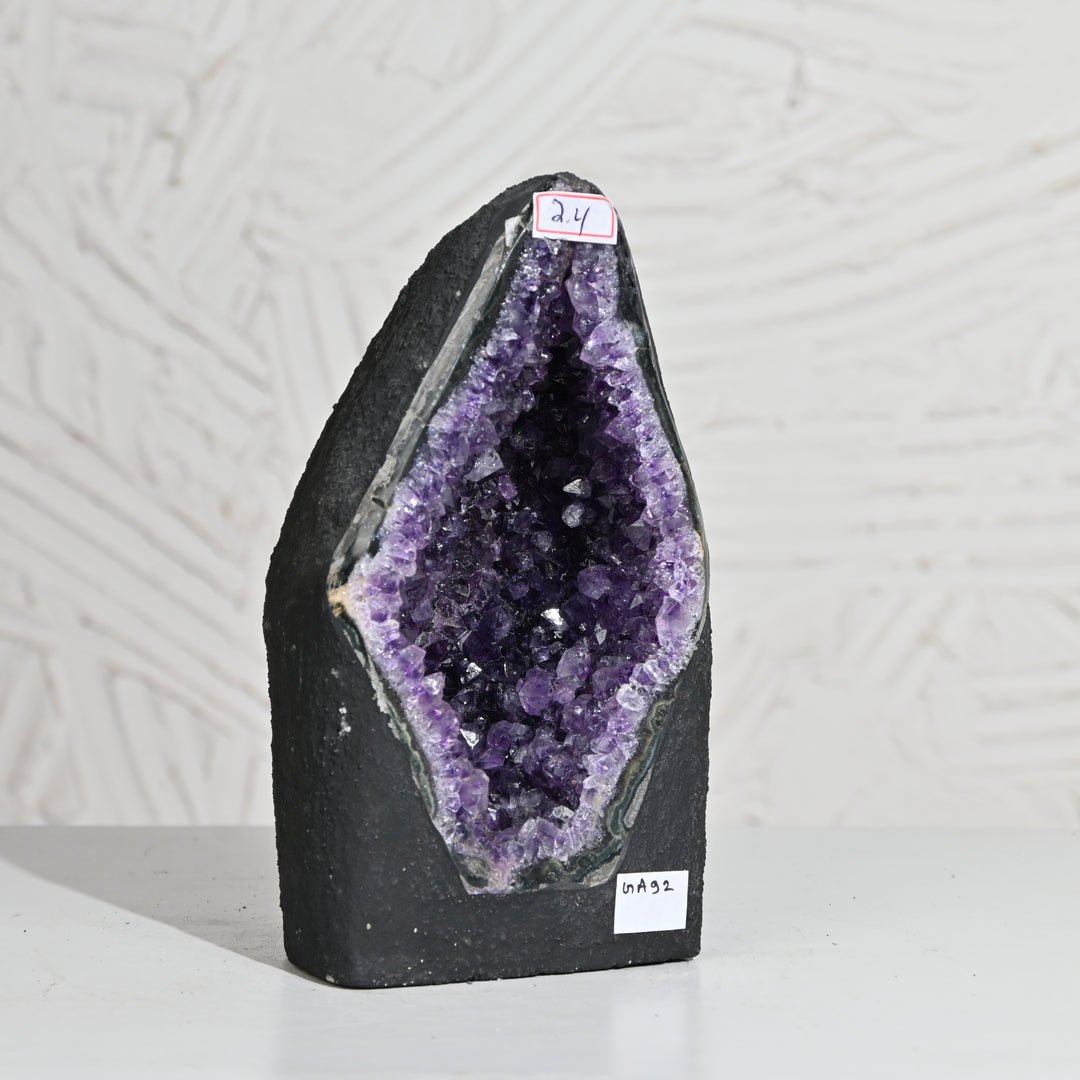 Natural Amethyst Geode 2.4kg - Raw Crystal for Healing