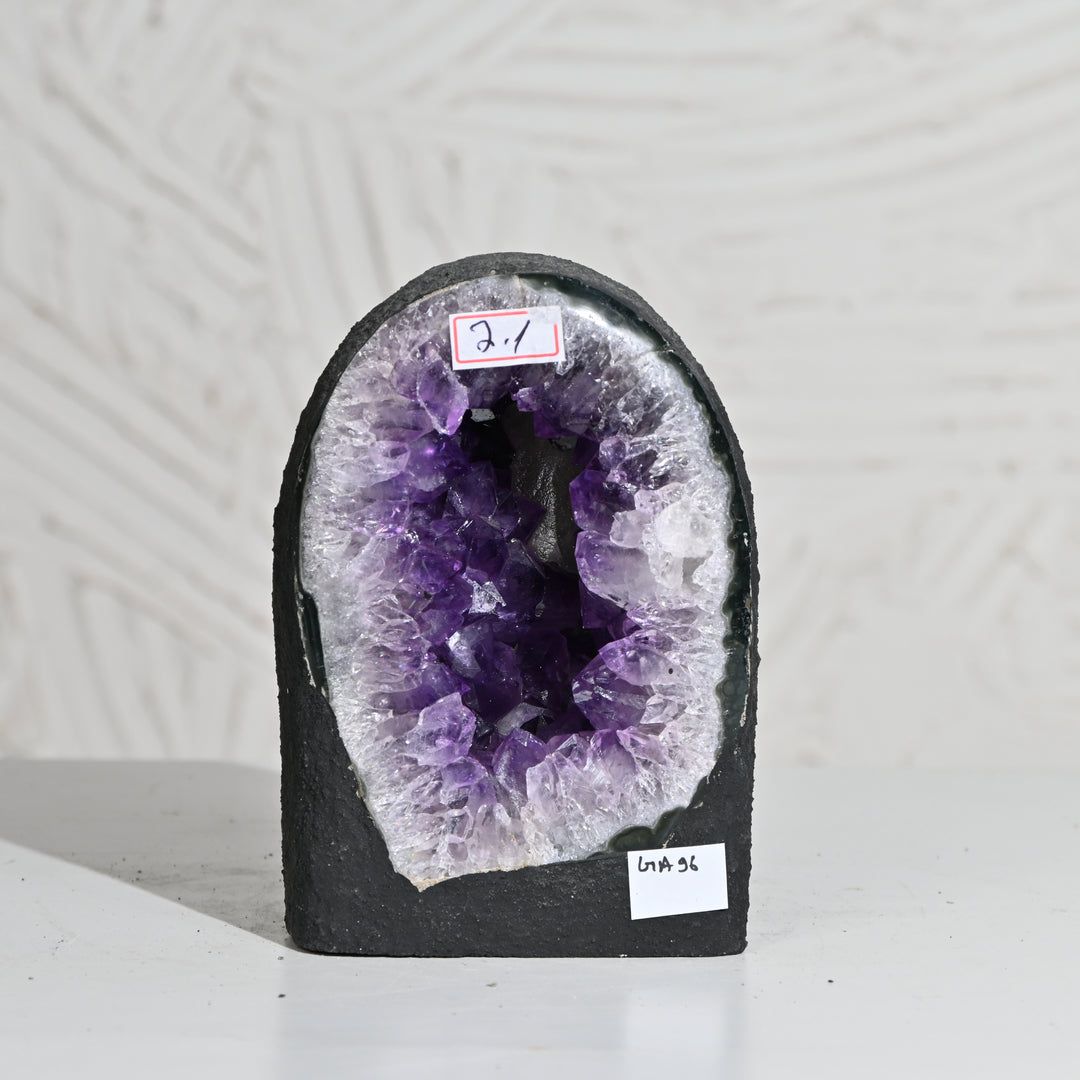 Natural Amethyst Geode 2.1kg - Raw Crystal for Healing