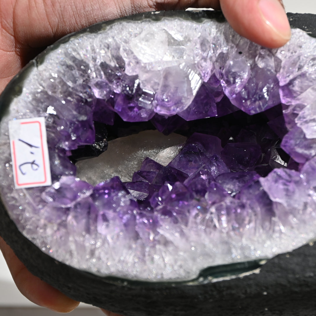 Natural Amethyst Geode 2.1kg - Raw Crystal for Healing