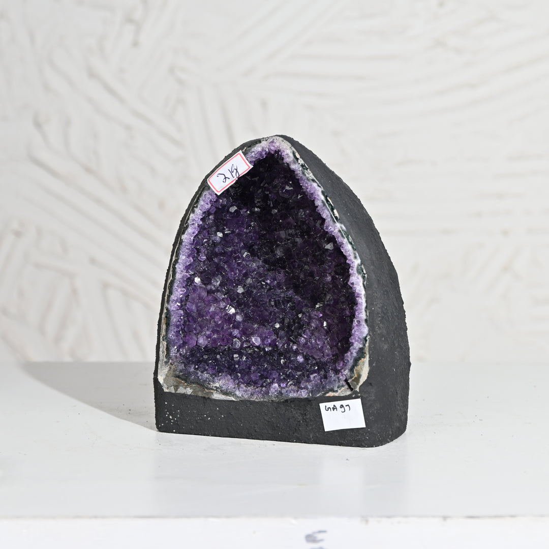 Natural Amethyst Geode 2.1kg - Raw Crystal for Healing