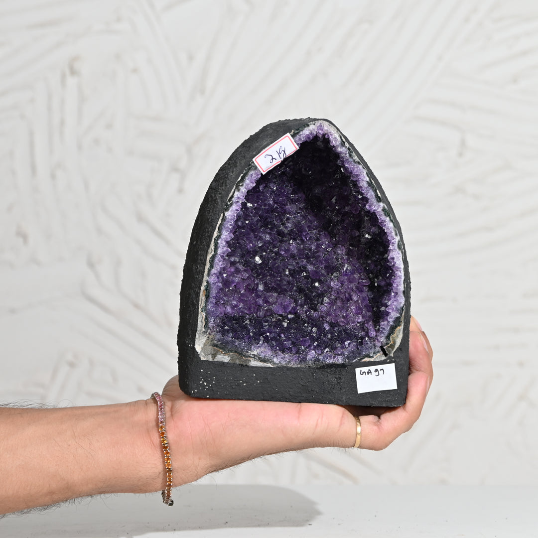 Natural Amethyst Geode 2.1kg - Raw Crystal for Healing