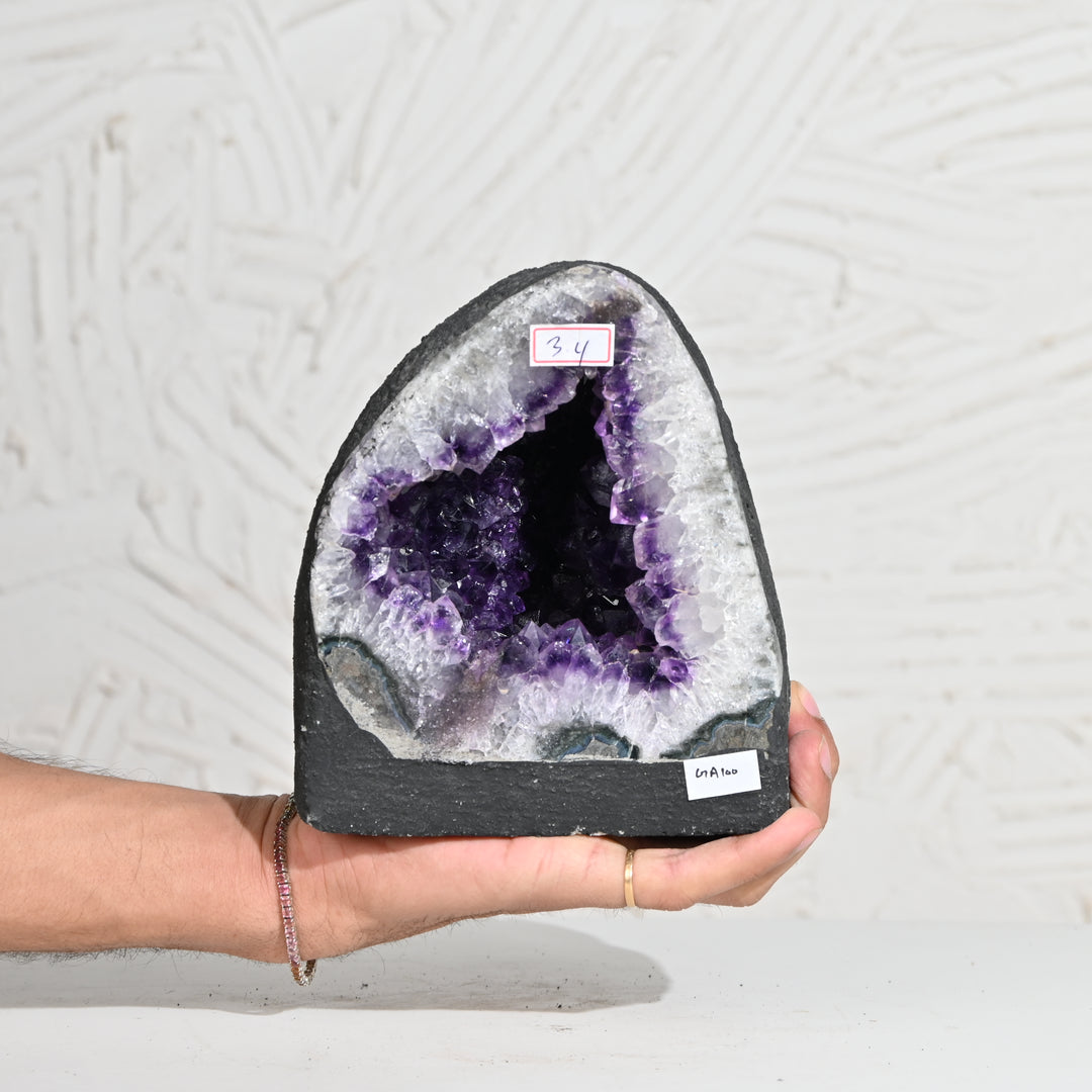 Natural Amethyst Geode 3.4kg - Raw Crystal for Healing