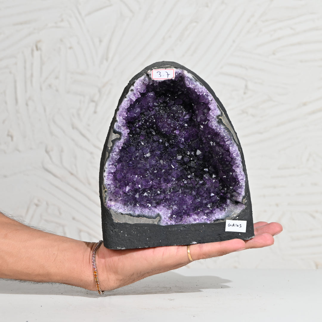 Natural Amethyst Geode 3.7kg - Raw Crystal for Healing