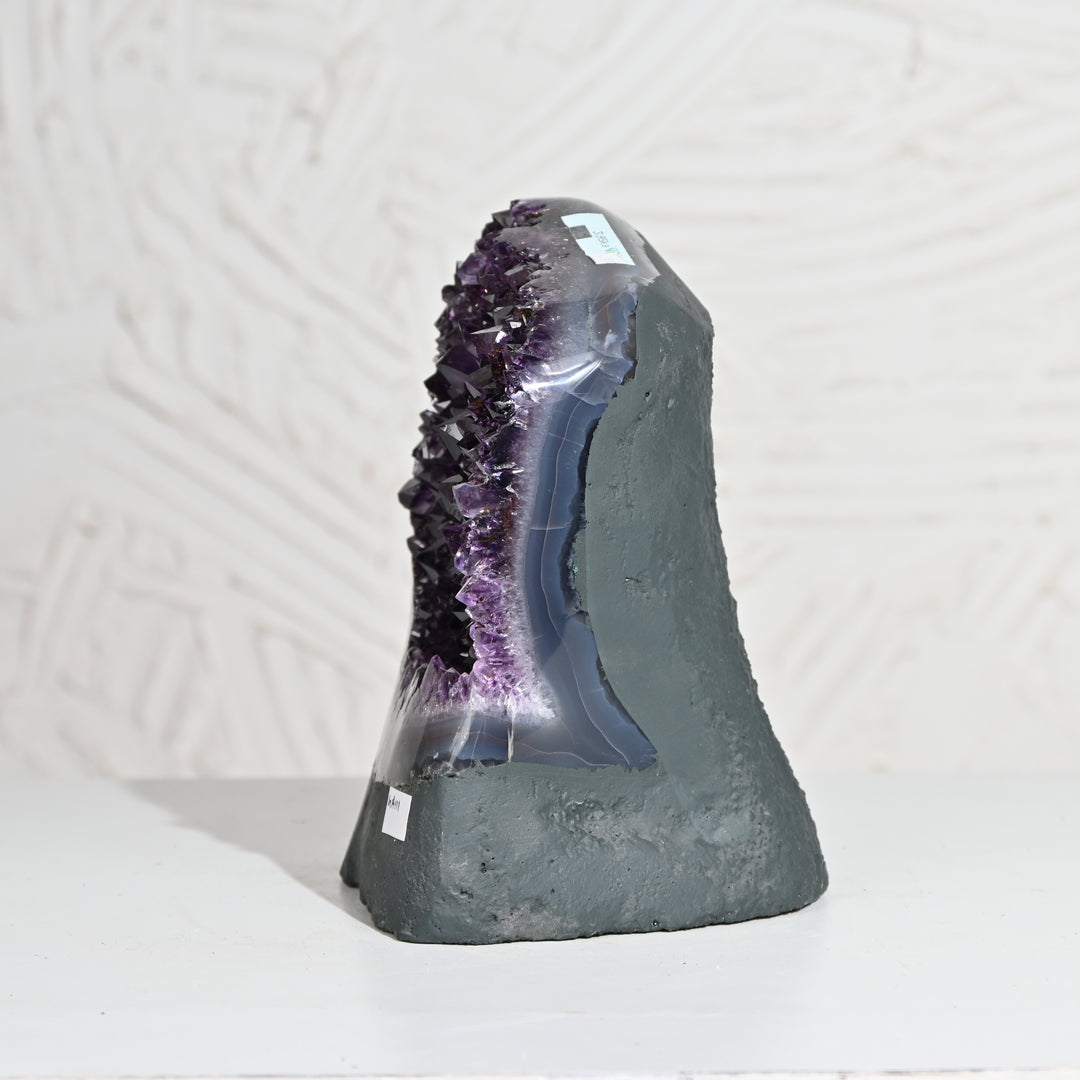 Natural Amethyst Geode 3.95kg - Raw Crystal for Healing