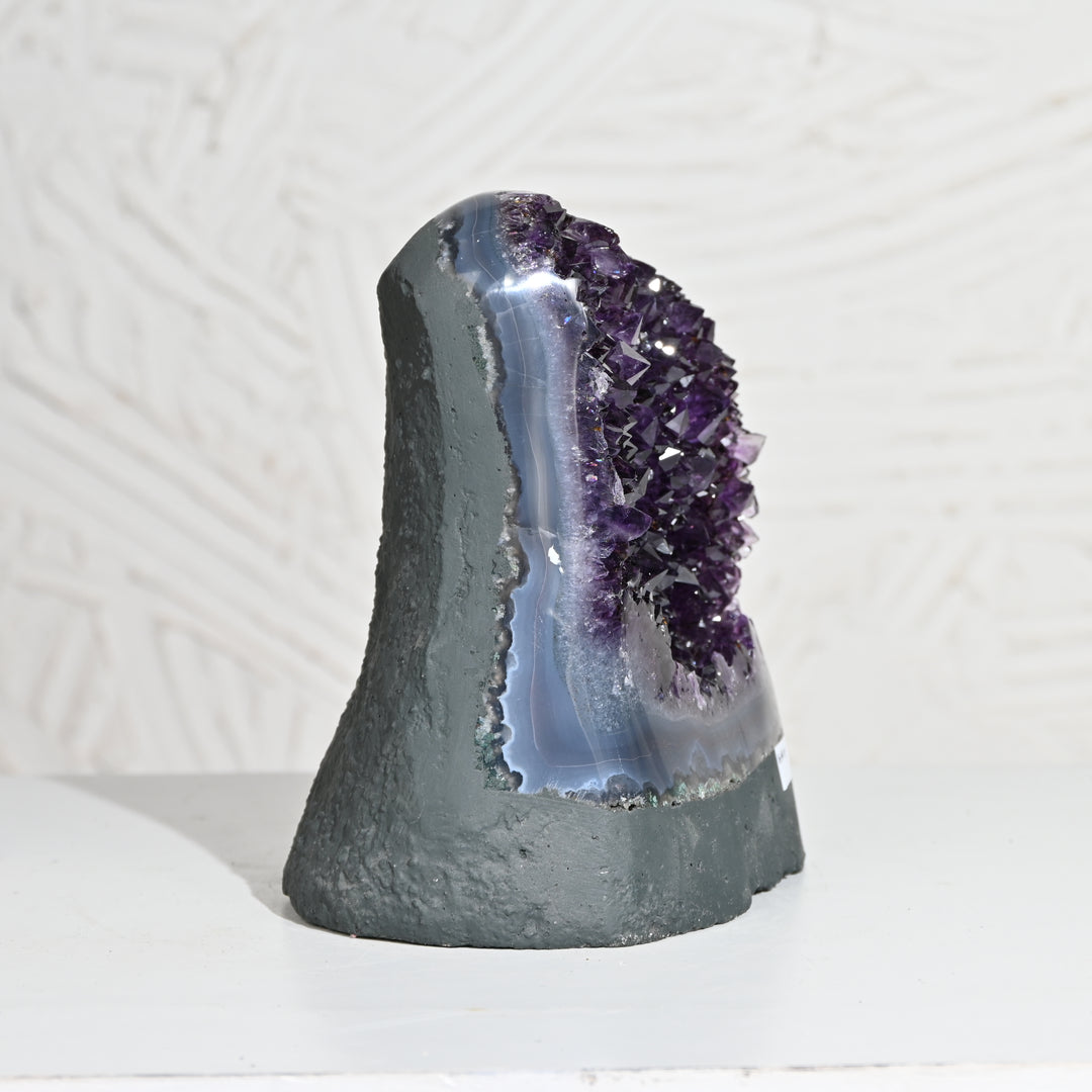 Natural Amethyst Geode 3.95kg - Raw Crystal for Healing