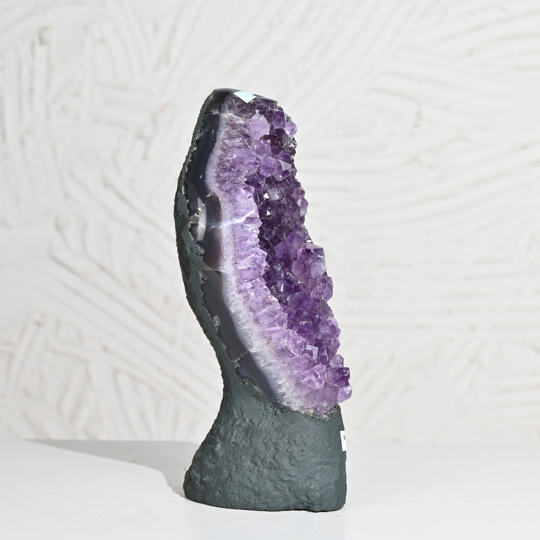 Natural Amethyst Geode 2.10kg - Raw Crystal for Healing