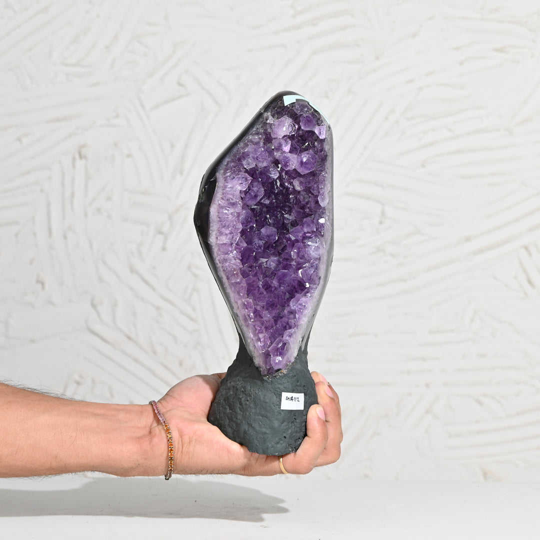 Natural Amethyst Geode 2.10kg - Raw Crystal for Healing