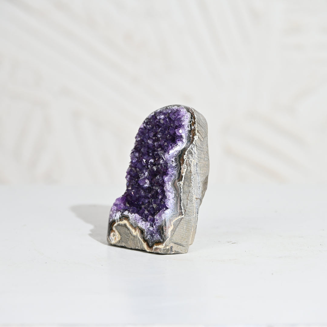 Natural Amethyst Geode 296g - Raw Crystal for Healing
