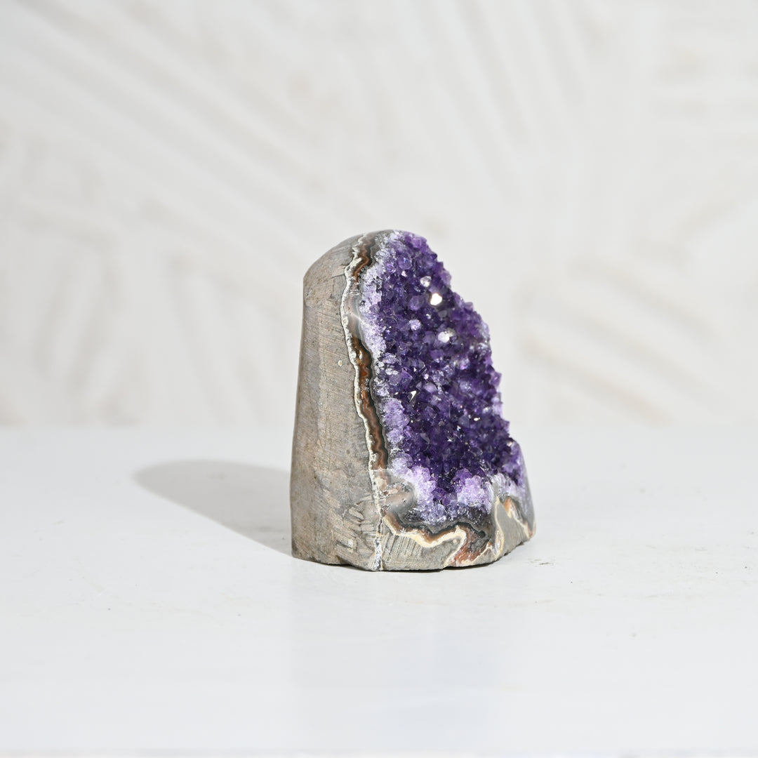 Natural Amethyst Geode 296g - Raw Crystal for Healing
